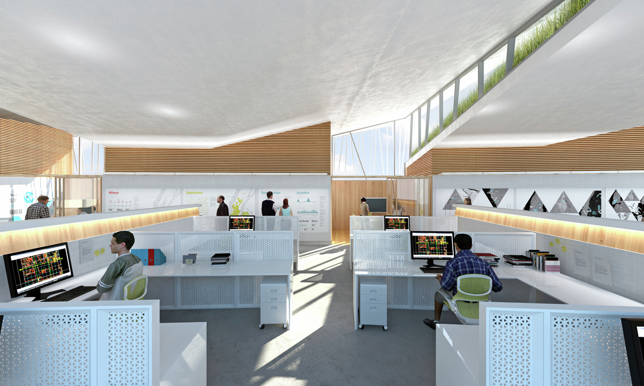 Columbia boulevard wastewater treatment support facility skylab architecture