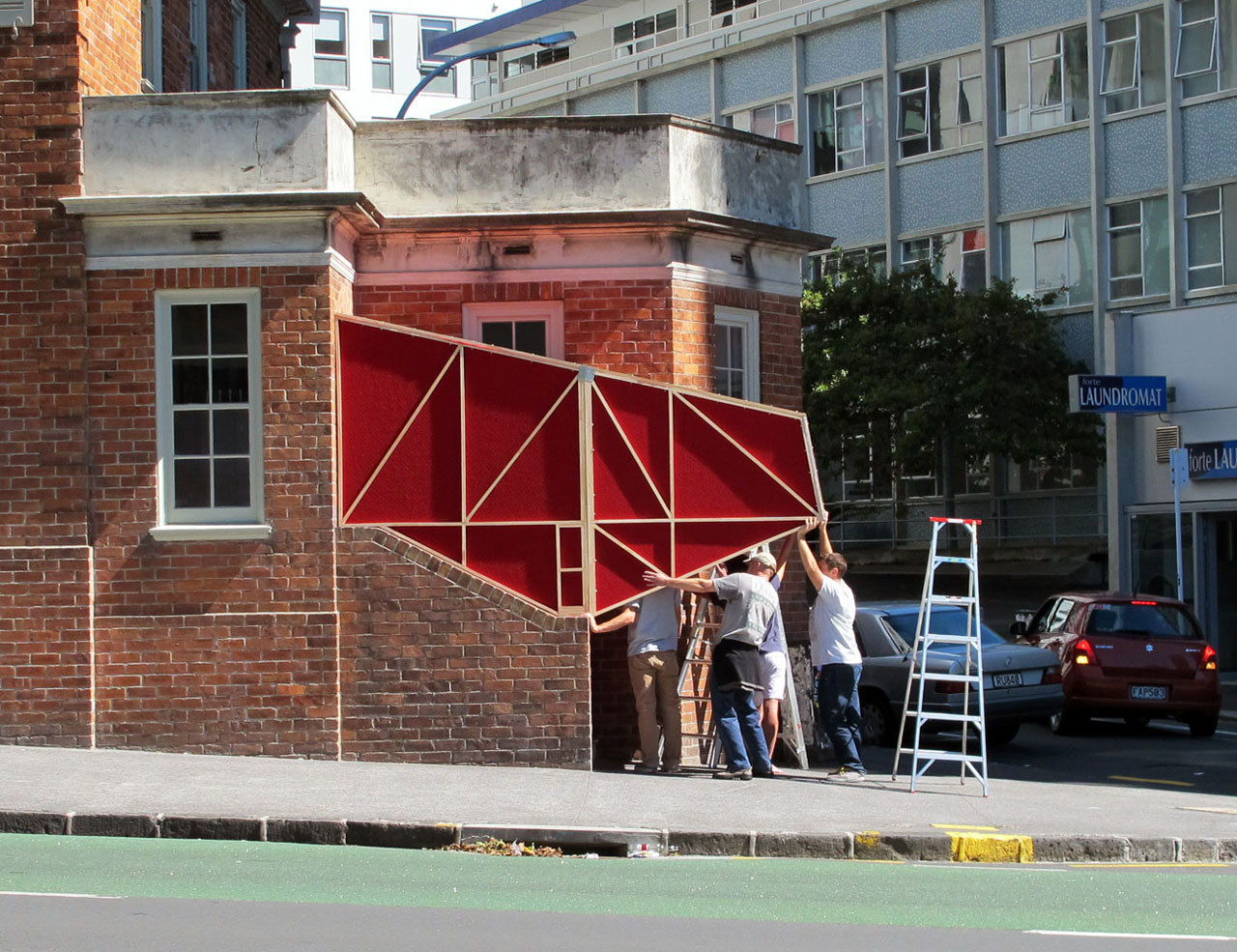Gallery of 'Stairway Cinema' Installation / OH.NO.SUMO - 7