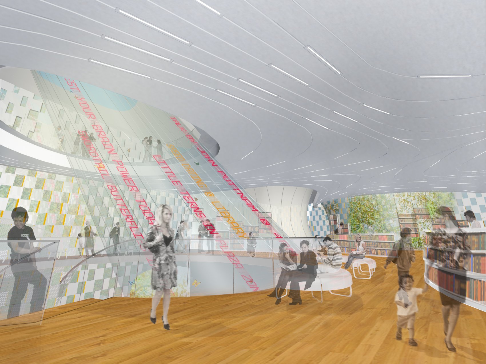 Transcona Library Gallery of 'Open Exchange' Green Square Library and Plaza Competition ...