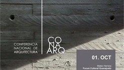 Conferencia Nacional de Arquitectura, conmemorando el Día del Arquitecto / Guanajuato