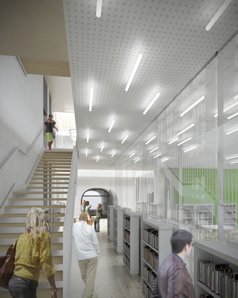 Gallery of City Library Extension Proposal / Studio Metar 18