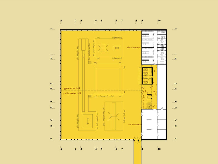 Pegan Petkovšek National Gymnastics Centre / Enota - More Images
