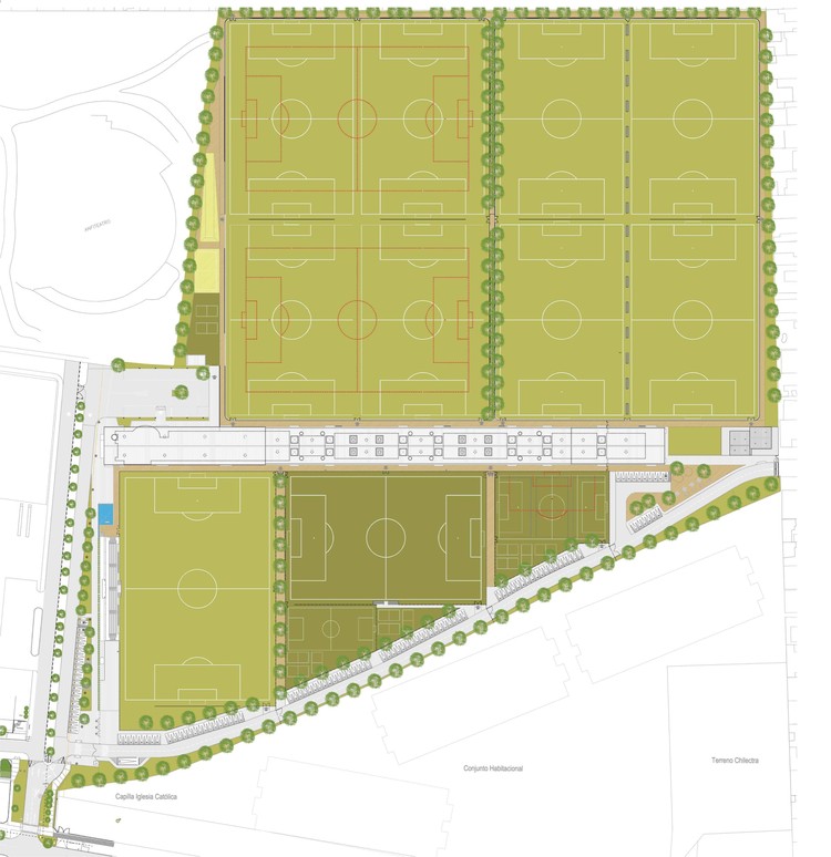 Universidad de Chile Soccer Club / PLAN Arquitectos - More Images