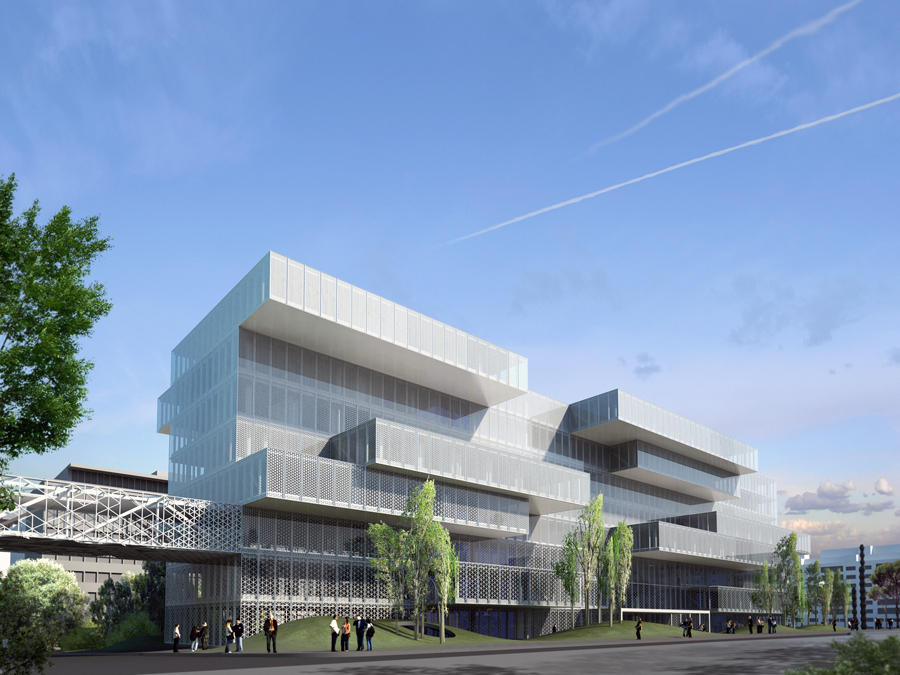 I Box Building Gallery of IPOST Headquarters Building / studiobv36 - 1