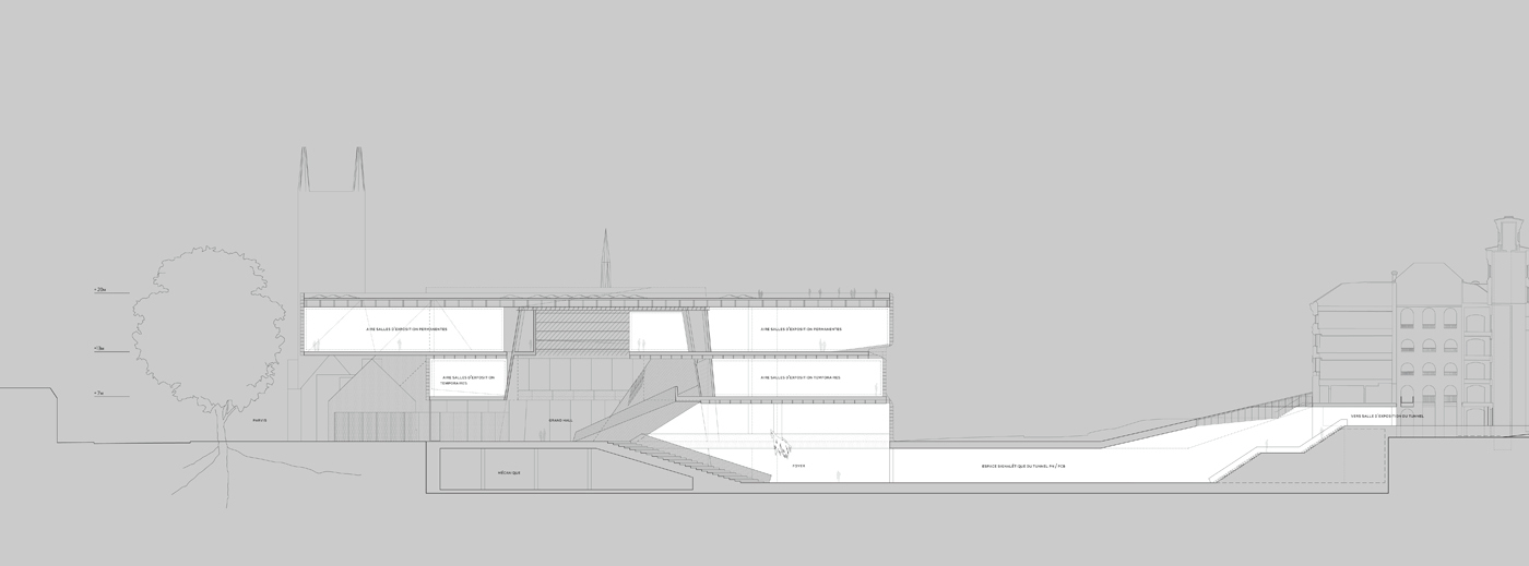 Gallery of Musée National des Beaux Arts du Québec proposal / Saucier