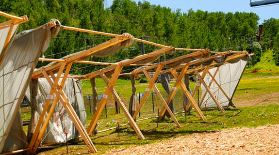 Shade Structure Rope Challenge: A Rapidly-Deployable Shade Structure | ArchDaily