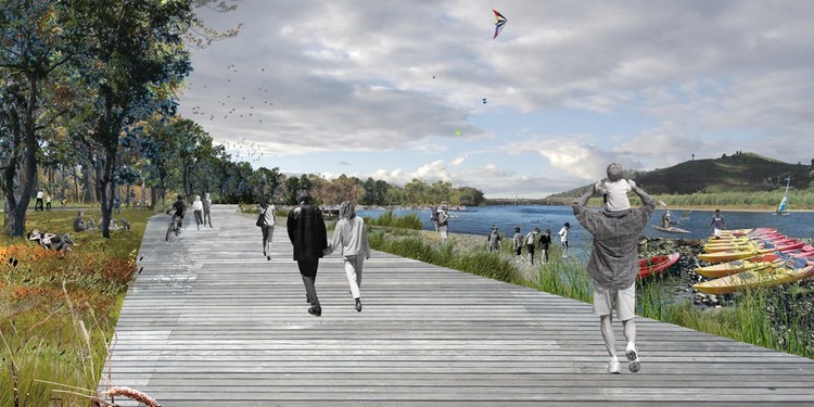 Resultados del Concurso Internacional de Ideas Parque Isla Cautín - Más Imágenes