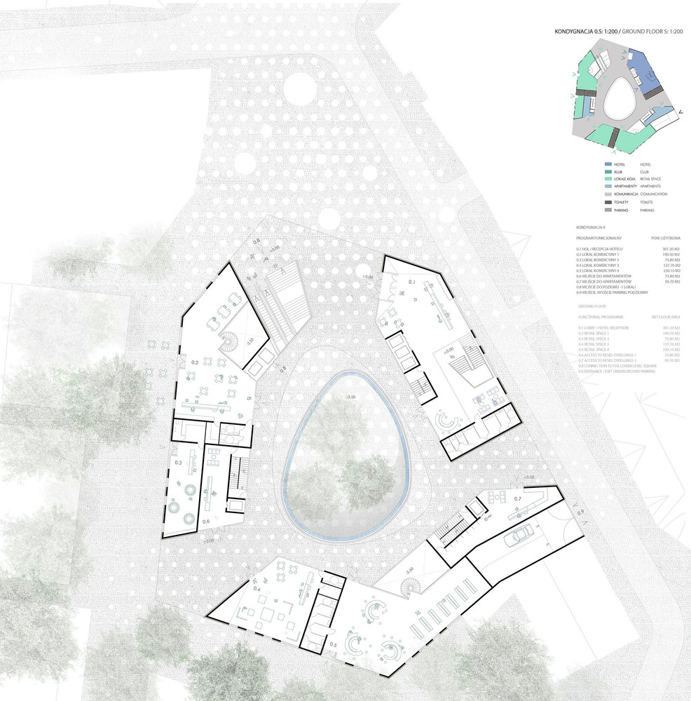 BAKPAK Architects + EovaStudio, primer lugar en concurso de edificio multifuncional en Polonia - Imagen 12 de 17