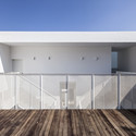 Marc Chagall School / Paritzki & Liani Architects - Schools , Deck, Facade, Handrail, Balcony, Table