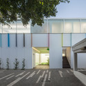 Marc Chagall School / Paritzki & Liani Architects - Schools , Facade, Door, Lighting