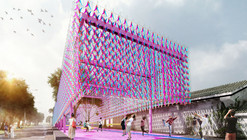 毽子馆:1500个公共空间的催化剂 / Spark Architects