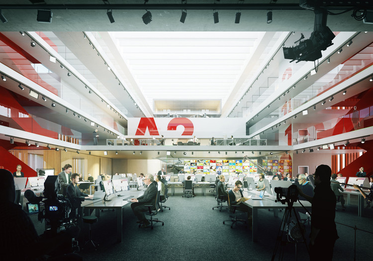 Maka-Sojka Architects Design Polish Public Television Headquarters in Warsaw - Chair