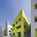 Xinkaihe Kindergarten / DC ALLIANCE - Kindergarten, Facade, Door