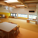 Yellow Elephant Kindergarten / xystudio - Interior Photography, Table, Chair, Windows