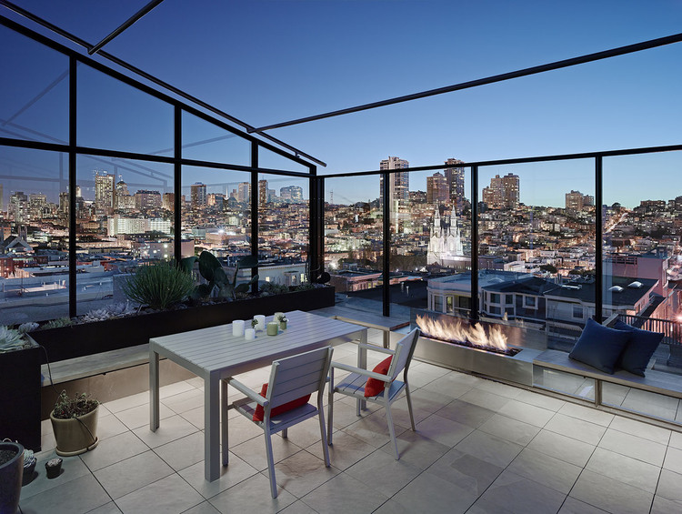 Telegraph Hill / Feldman Architecture - Table, Fence, Chair, Handrail, Beam, Deck, Patio