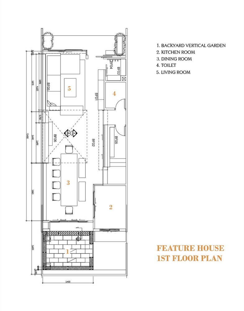 Gallery of Feature House / Apostrophy's - 17