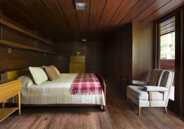 Master Bedroom. Image Courtesy of Crystal Bridges Museum of American Art, Bentonville, Arkansas; Photos by Nancy Nolan Photography