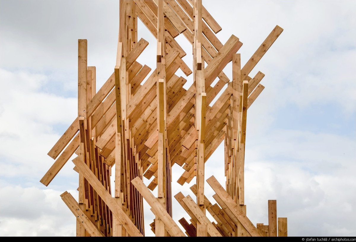Gallery of Kengo Kuma Designs Sculptural Pavilion in Paris - 17