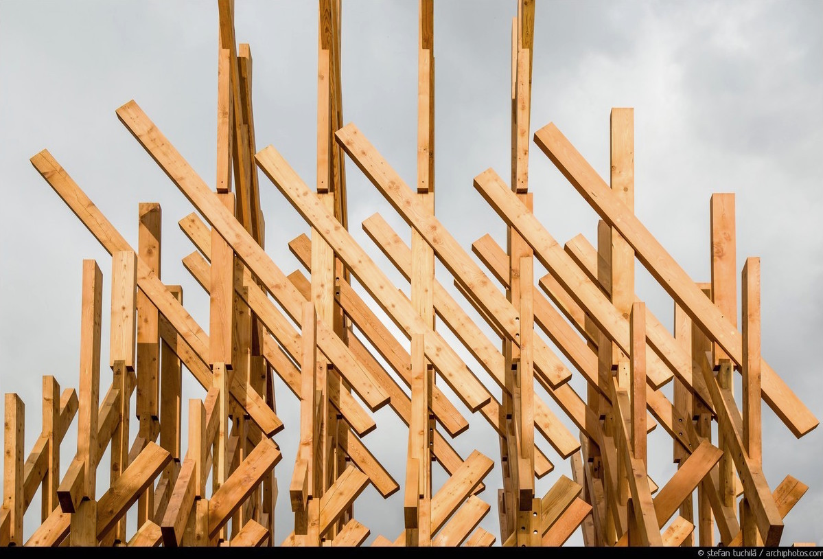Gallery of Kengo Kuma Designs Sculptural Pavilion in Paris - 5