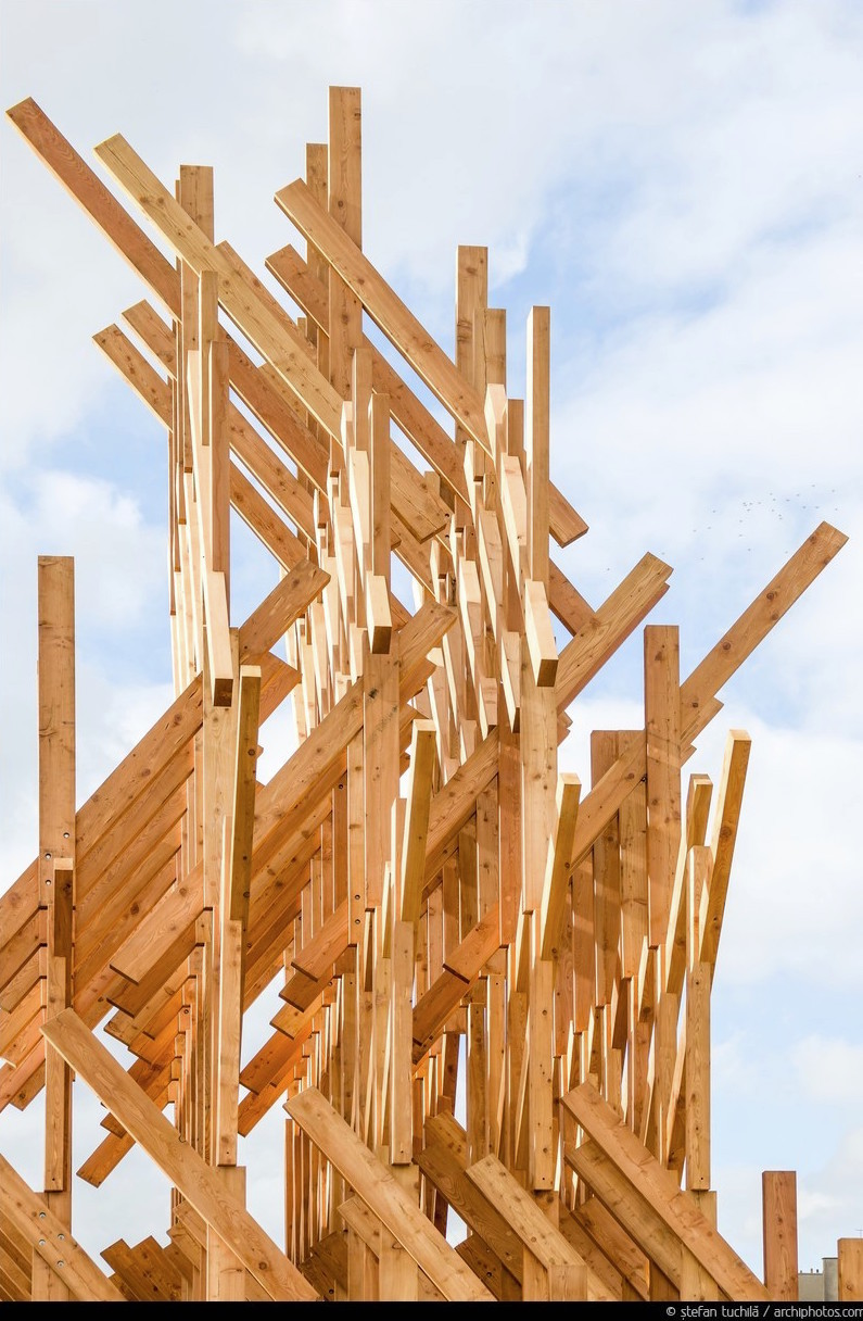 Gallery of Kengo Kuma Designs Sculptural Pavilion in Paris - 20
