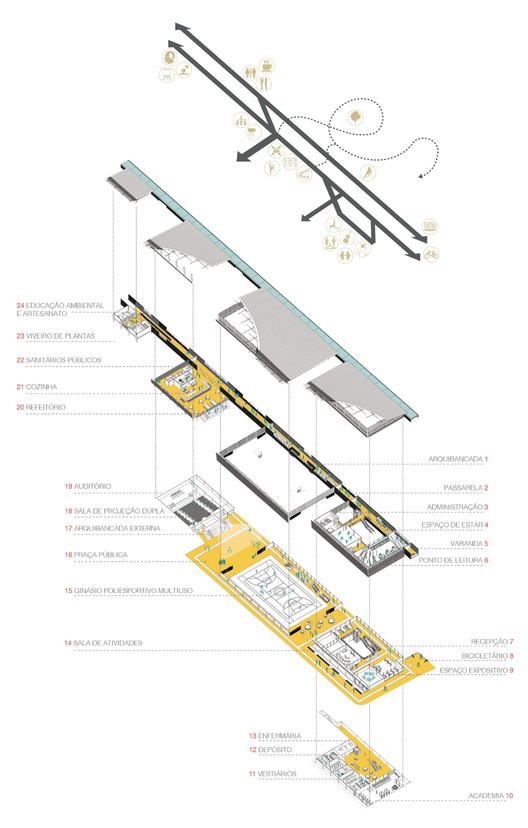 Segundo lugar no 8º Concurso CBCA / Luis Rossi, Nicolas Le Roux e Paula Lemos - Imagem 14 de 21