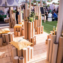 gt2p y Corona presentan un pop-up bar con materiales reciclados - Imagen Principal