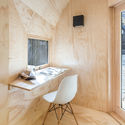 Writing Pavilion / Architensions - Table, Windows, Chair, Beam