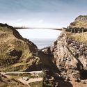 Shortlisted Concept Designs Revealed for the Tintagel Castle Footbridge - Image 1 of 4