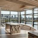 One Main Office Renovation / dECOi Architects - Offices Interiors, Deck, Facade, Beam, Column, Balcony