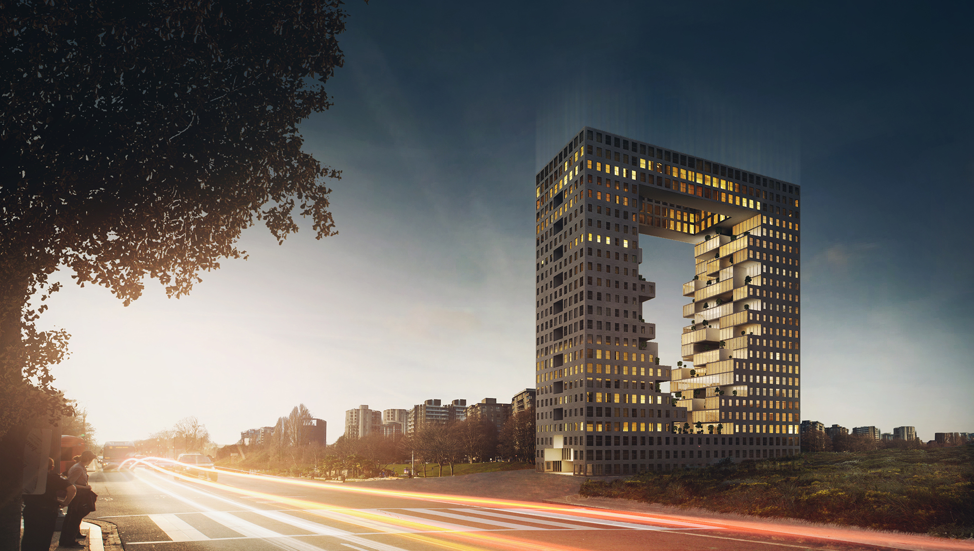Gallery of ZAAD and Challenge Studio Propose New Tower for Iranian City ...
