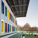 The Kathleen Grimm School for Leadership and Sustainability at Sandy Ground / SOM - Schools , Facade, Fence