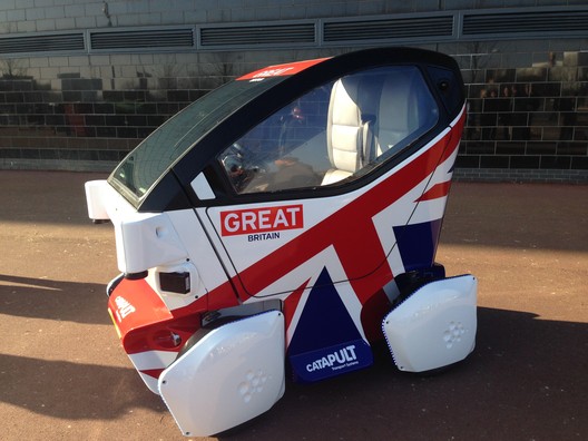 How Driverless Cars Could, Should - And Shouldnt - Reshape Our Cities by The Prototype Of The Pod Cars To Be Used In Milton Keynes. Image © Flickr User Transportgovuk, Licensed Under CC BY-NC-ND 2.0, Via Commons Source Image from archdaily.com