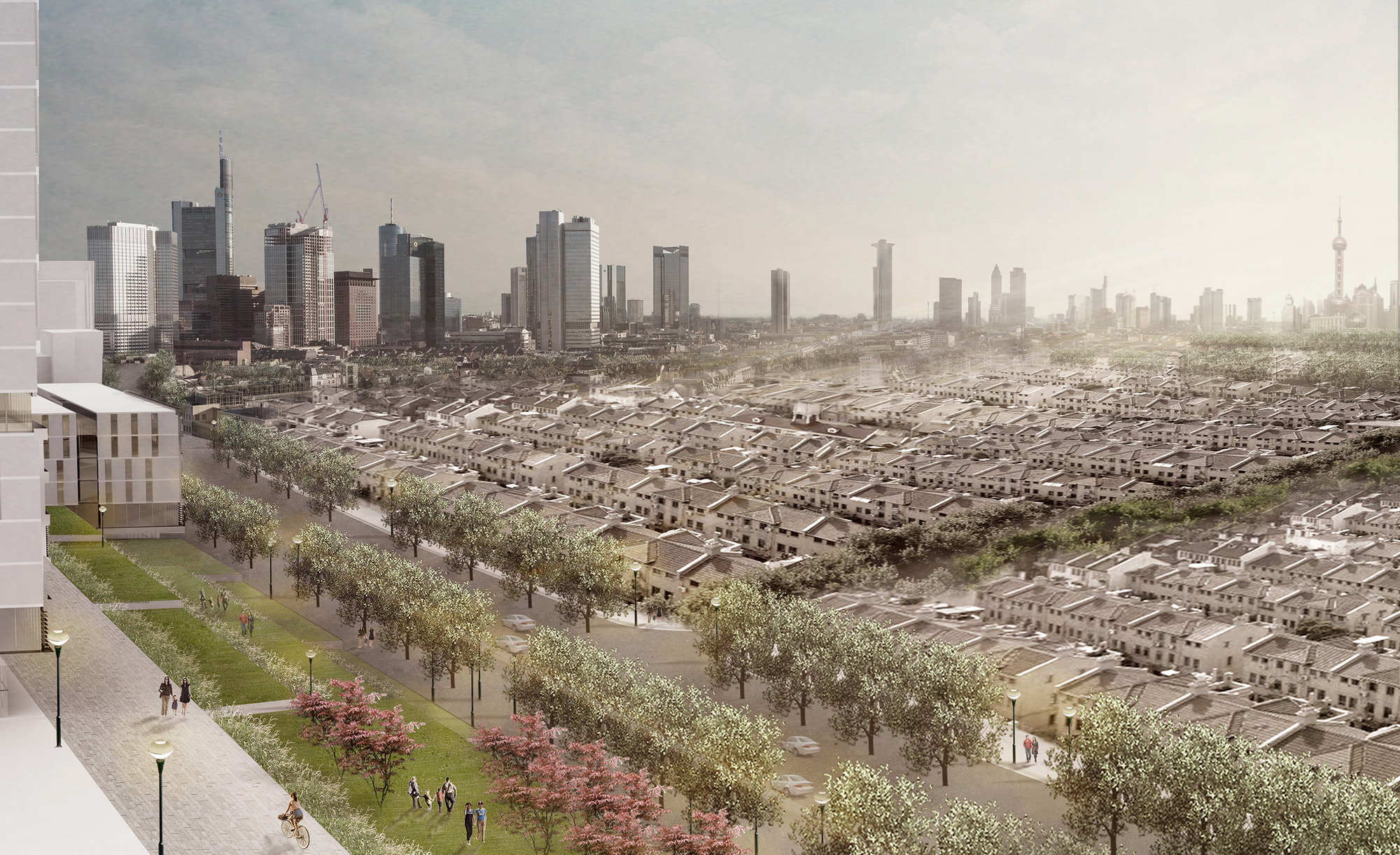 画廊 哈佛 GSD 赢得了上海火车站地区的城市设计竞赛 - 13