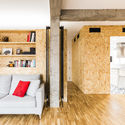 Cadam: Apartment Renovation For a Musician / DTR_studio arquitectos - Apartment Interiors, Beam, Countertop, Chair