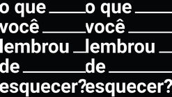 Exposição "Memória da Amnésia": O que você lembrou de esquecer?