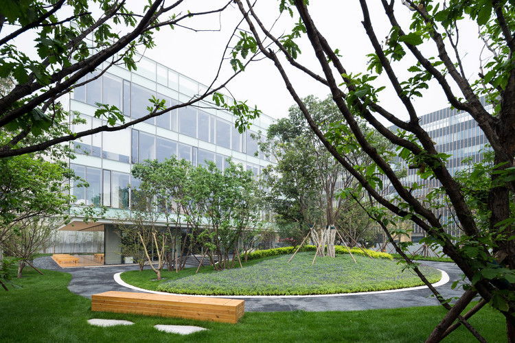 Tianzhu Marketing Center / Tsushima Design Studio - Windows, Garden