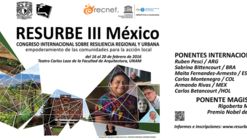 Conferencia Internacional sobre Resiliencia Regional y Urbana RESURBE III  / Ciudad de México