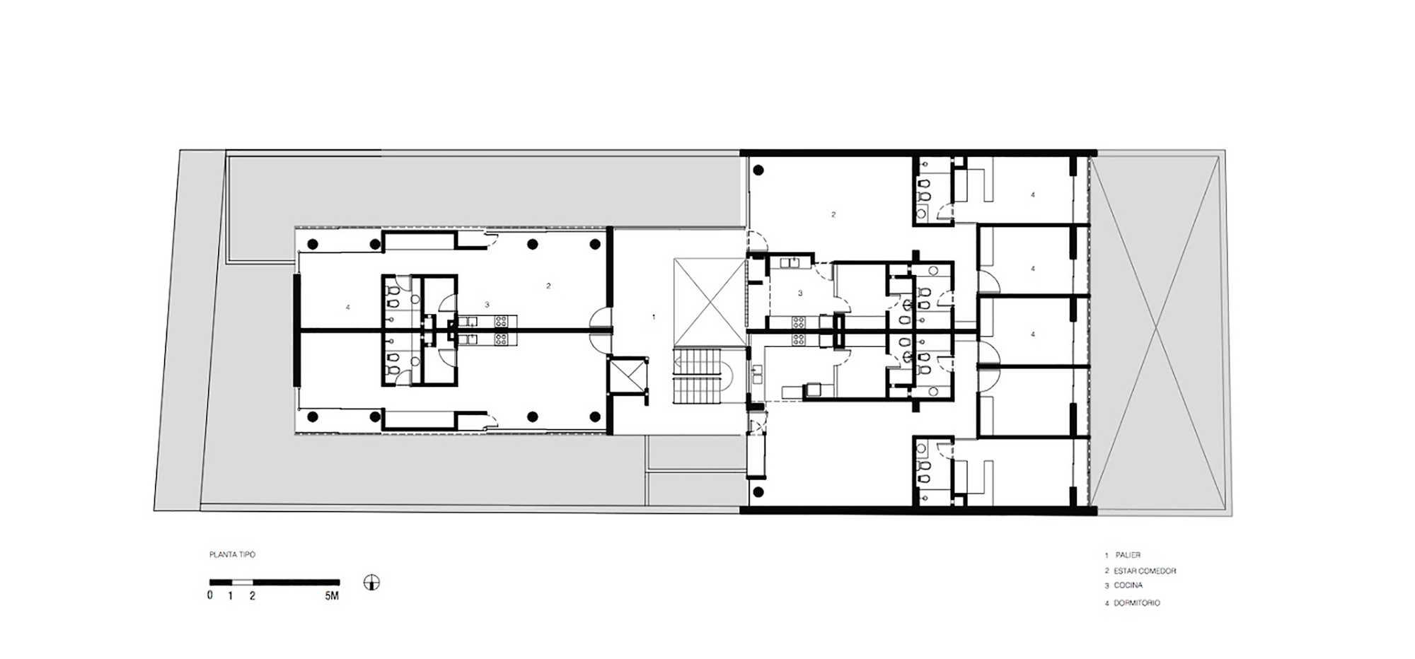 Galería de Edificio Rosas 121 / - = + x - - 21