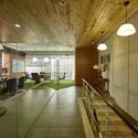 Office in Jalan Sunda / Dinardithen Studio Bandung - Offices Interiors, Beam, Handrail, Chair, Table