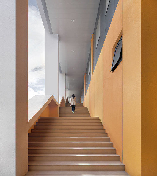 School with an Open Space / Beijing Institute of Architectural Design 6th Division - Image 5 of 40