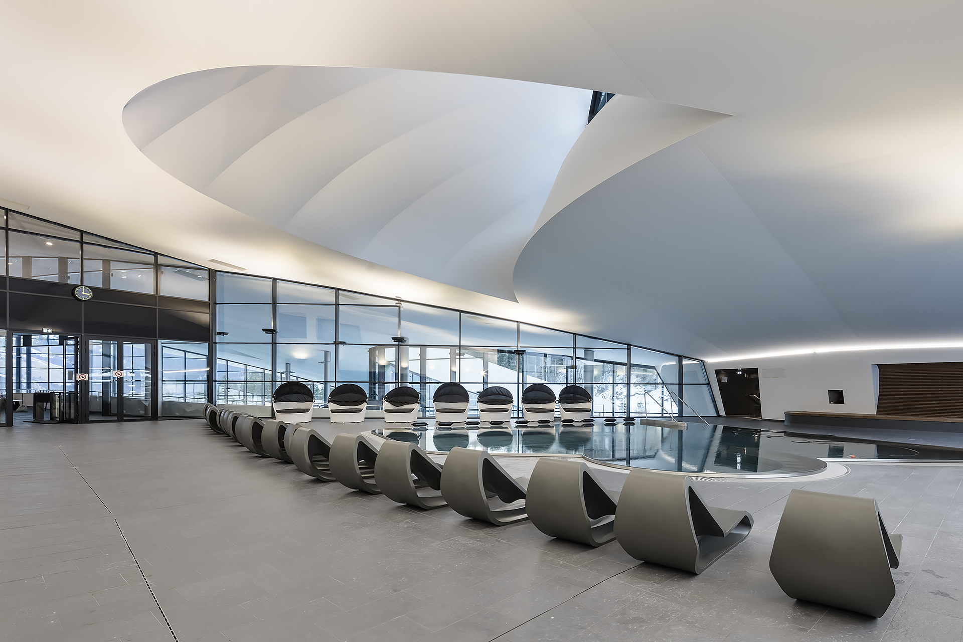 Aquatic Centre Aquamotion Courchevel Auer Weber Archdaily