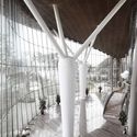 Lotus Square Art Center / Raynon Chui Design - Visual Arts Center, Deck, Handrail, Column, Arch