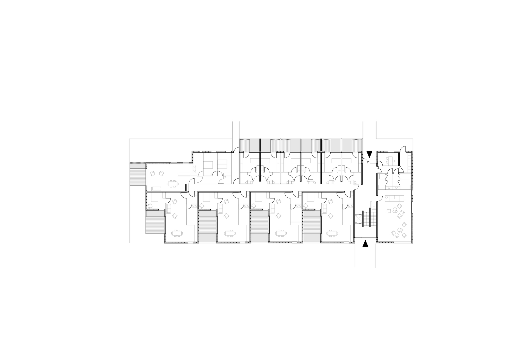Hrc Building Building Layout Gallery of Militaries Hosting / D.A Architectes - 16