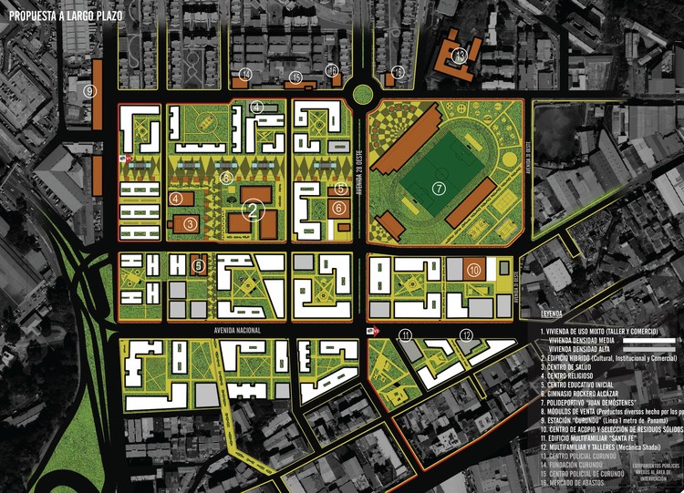 Curundú: Modelo de ciudad sostenible. Image Cortesía de Universidad Nacional del Centro del Perú