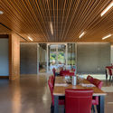 Titus Vineyards  / MH Architects  - Winery, Beam, Facade, Table, Chair