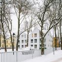 Niine Apartment Building  / KUU Architects - Apartments, Fence, Facade, Forest