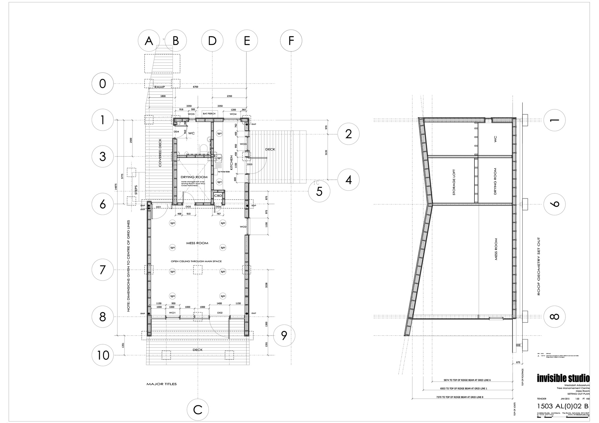 Gallery of Wolfson Tree Management Centre Mess Building / Invisible ...