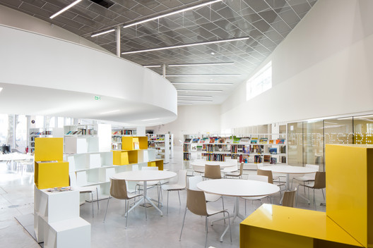 La Source  / atelier d’architecture King Kong - Shelving, Table, Chair