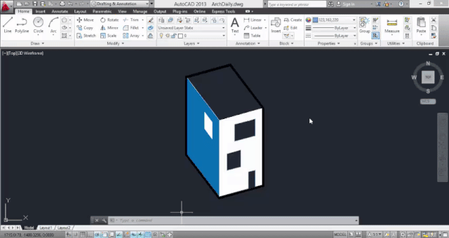 open metric file autocad