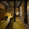 San Jerónimo Atelier  / CUAC Arquitectura - Offices Interiors, Beam, Door, Table, Chair